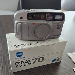 Minolta Riva Zoom 70 Camera - NIB